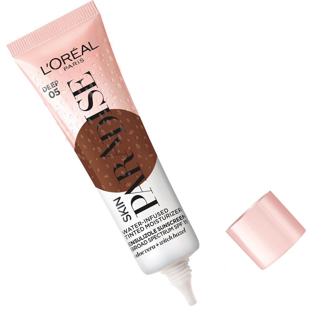 LOreal Makeup Face Skin Paradise Water Infused Tinted Moisturizer Deep 05 Open